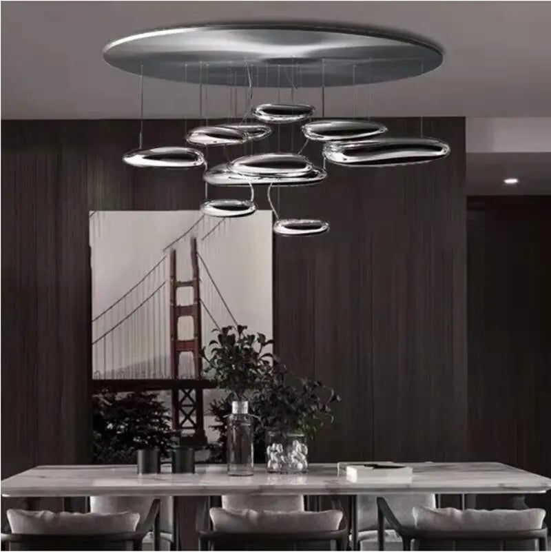 Modern Droplet Ceiling Light 5/7/9 Head - Bling Lighting Studio