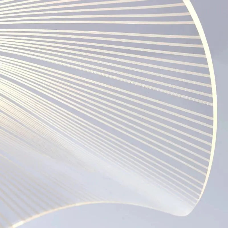 Modern Mushroom Lotus Leaf Led Chandelier for high ceiling staircase and foyer lighting