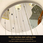 Modern Spiral Chandelier for Staircase for high ceiling staircase and foyer lighting