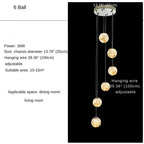 Modern Spiral Chandelier for Staircase for high ceiling staircase and foyer lighting