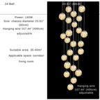 Modern Spiral Chandelier for Staircase for high ceiling staircase and foyer lighting