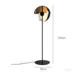 Modern Teardrop Floor Lamp - Bling Lighting Studio