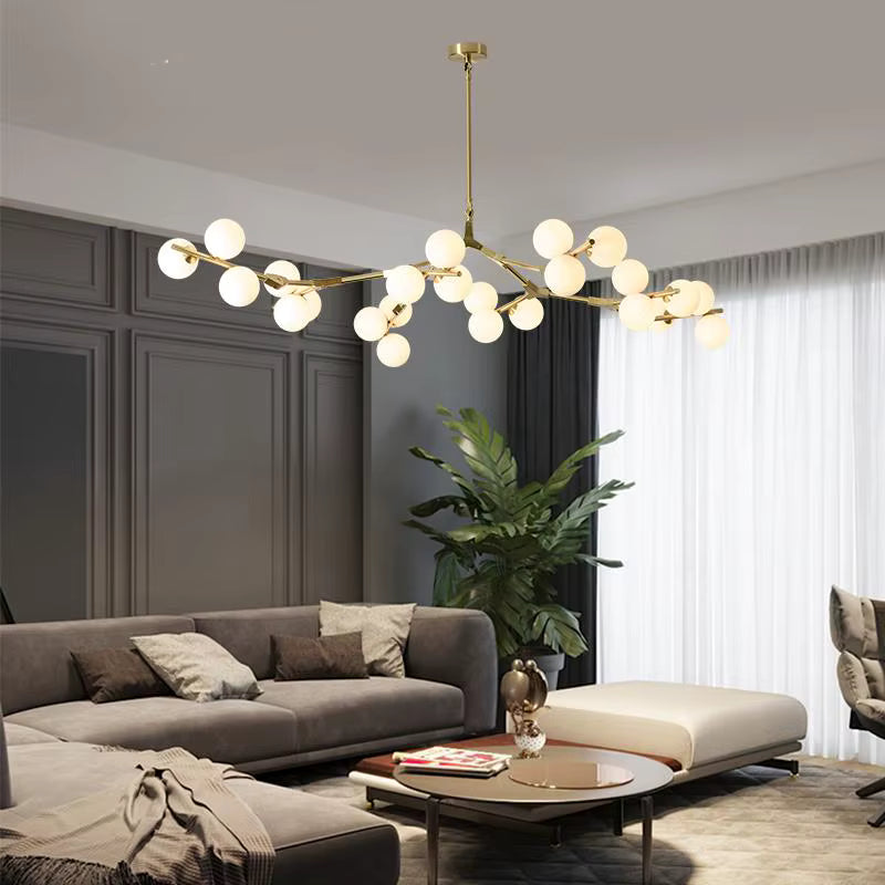 Lio Globe Tree Branch Chandelier for Staircase additional product view