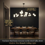 Lio Modern Tree Branch Ceiling Light Fixture