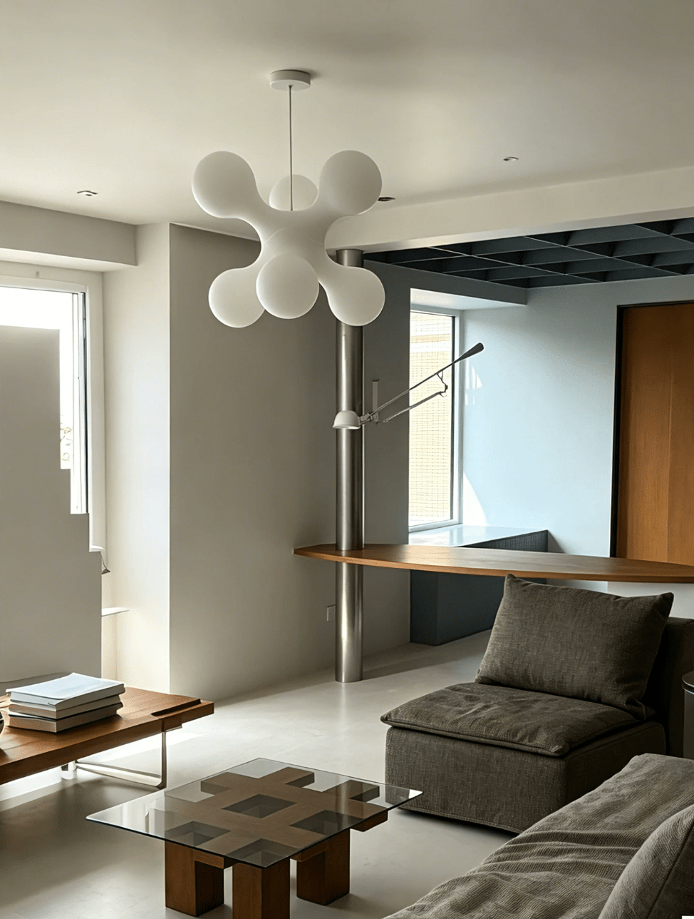 Molecule Cluster Pendant Lamp by Bling Lighting Studio