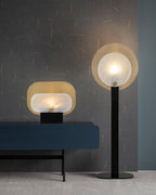 Mosaic Elegance Alabaster Table Lamp by Bling Lighting Studio