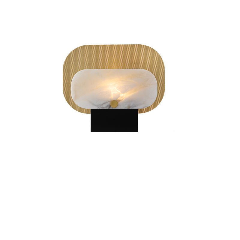 Mosaic Elegance Alabaster Table Lamp by Bling Lighting Studio