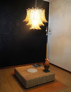 Murano Amber Ferns Glass Chandelier additional product view