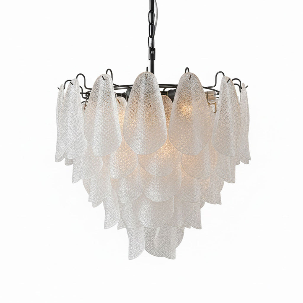 Murano Glass Teardrop Chandelier by Bling Lighting Studio