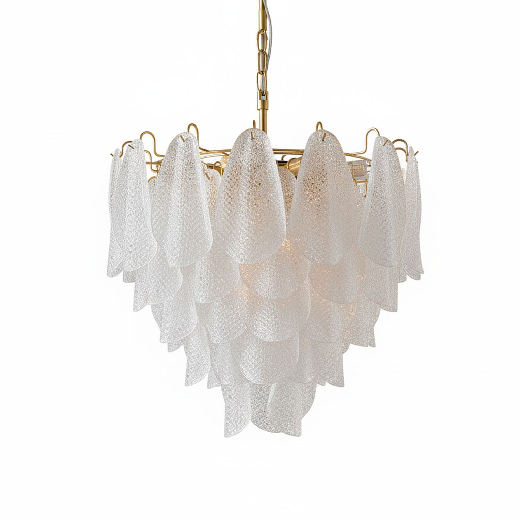 Murano Glass Teardrop Chandelier by Bling Lighting Studio