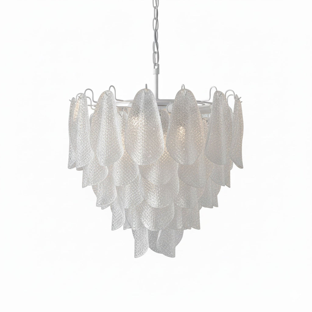 Murano Glass Teardrop Chandelier by Bling Lighting Studio