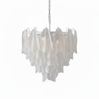 Murano Glass Teardrop Chandelier by Bling Lighting Studio