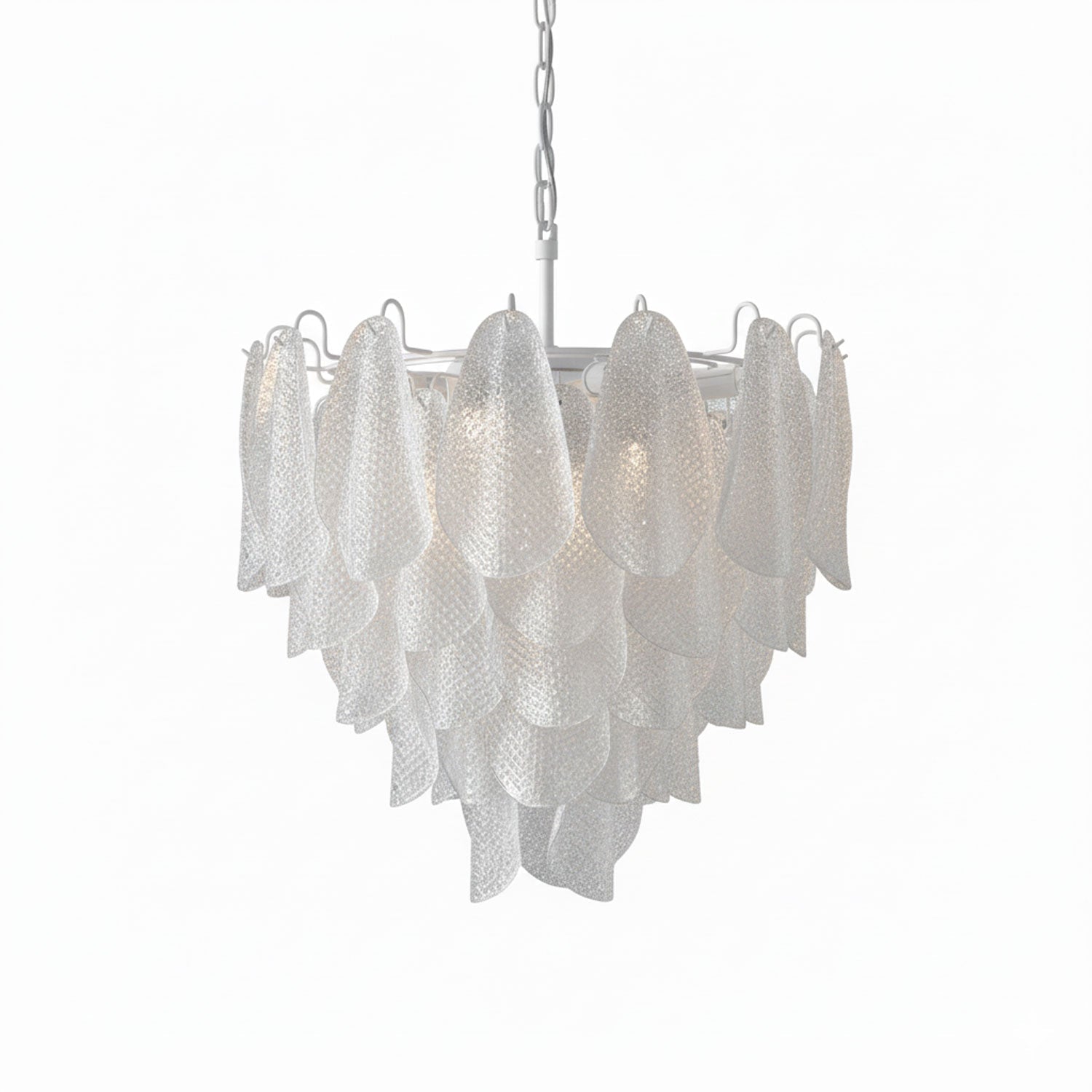 Murano Glass Teardrop Chandelier by Bling Lighting Studio