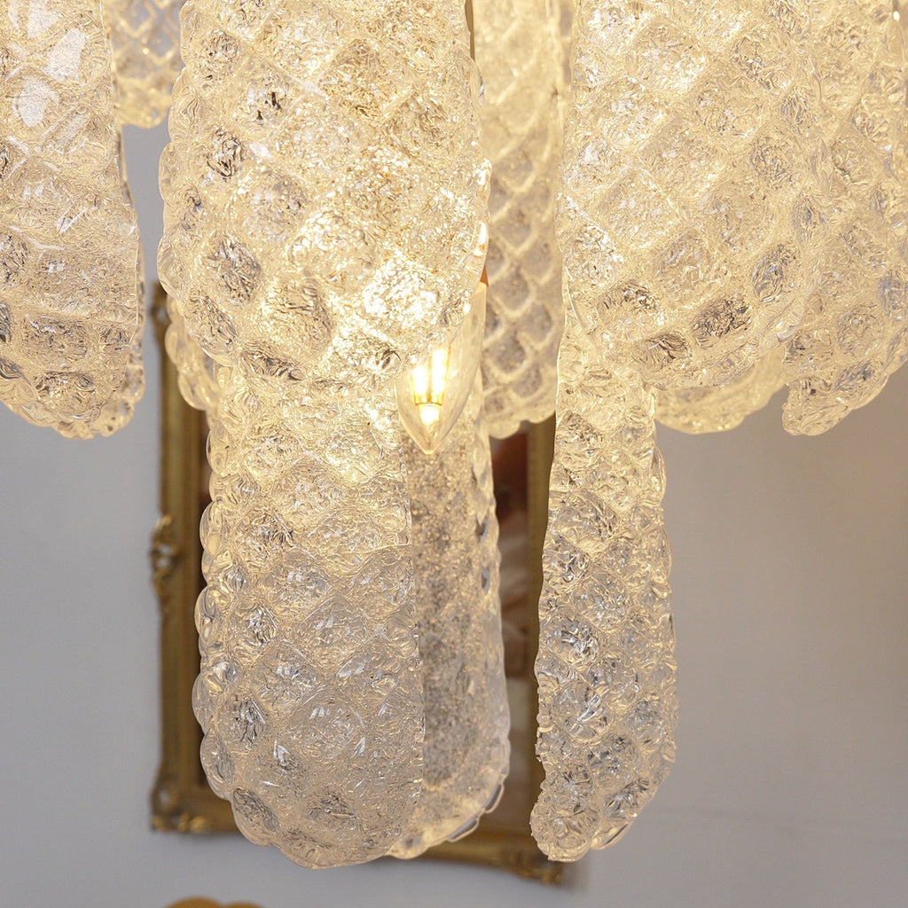 Modern Murano Glass Dewdrop Chandelier product image