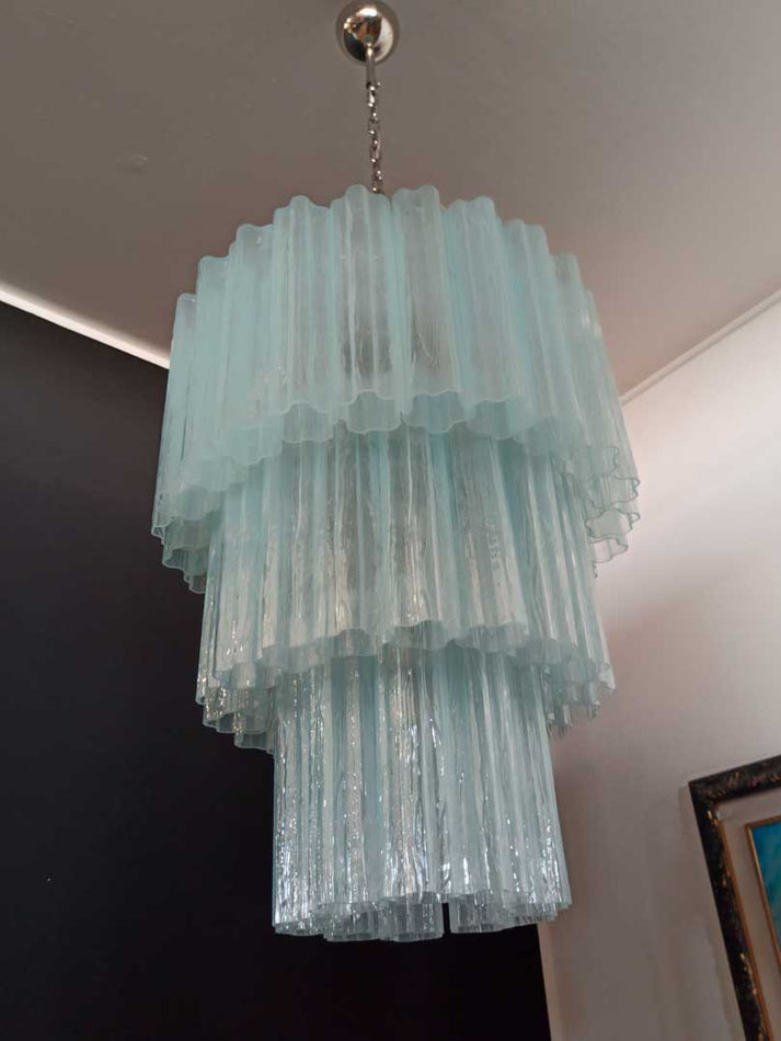 Murano-Style Chandelier – 52 tubes – Opal