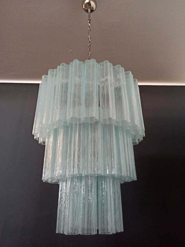 Murano-Style Chandelier – 52 tubes – Opal