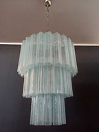 Murano-Style Chandelier – 52 tubes – Opal