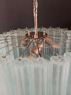 Murano-Style Chandelier – 52 tubes – Opal
