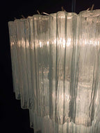 Murano-Style Chandelier – 52 tubes – Opal