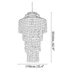 Modern Nerida Shell Chandelier