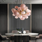 Neve Glass Bubble Chandelier - Bling Lighting Studio