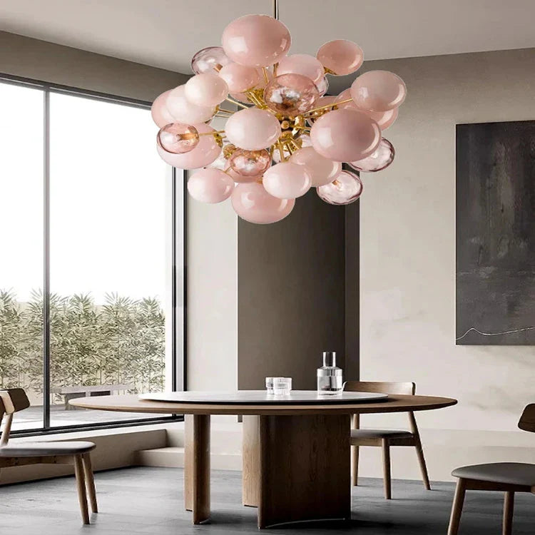 Neve Glass Bubble Chandelier - Bling Lighting Studio