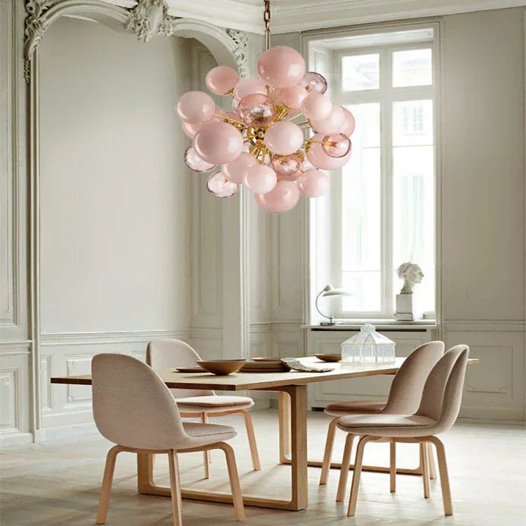 Neve Glass Bubble Chandelier - Bling Lighting Studio
