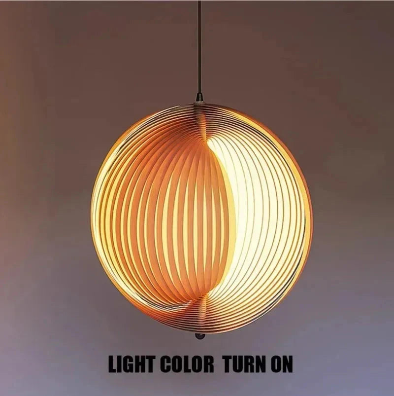 Nia Wood Staircase Chandelier for high ceiling staircase and foyer lighting