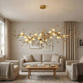 Mona Crystal Flower Branch Chandelier for Staircase by Bling Lighting Studio
