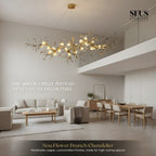 Mona Crystal Flower Branch Chandelier for Staircase product image
