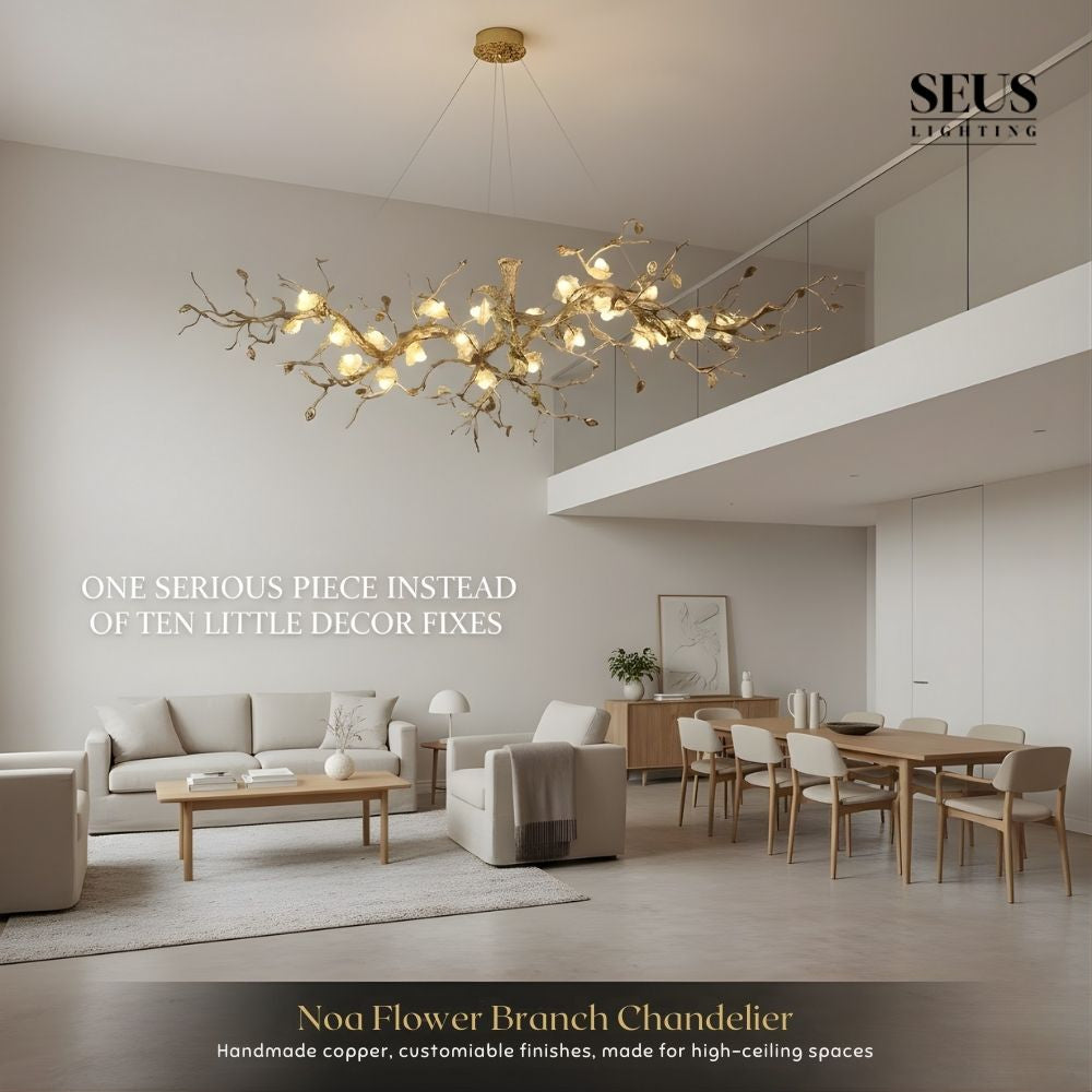 Mona Crystal Flower Branch Chandelier for Staircase product image
