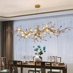 Mona Crystal Flower Branch Chandelier for Staircase additional product view