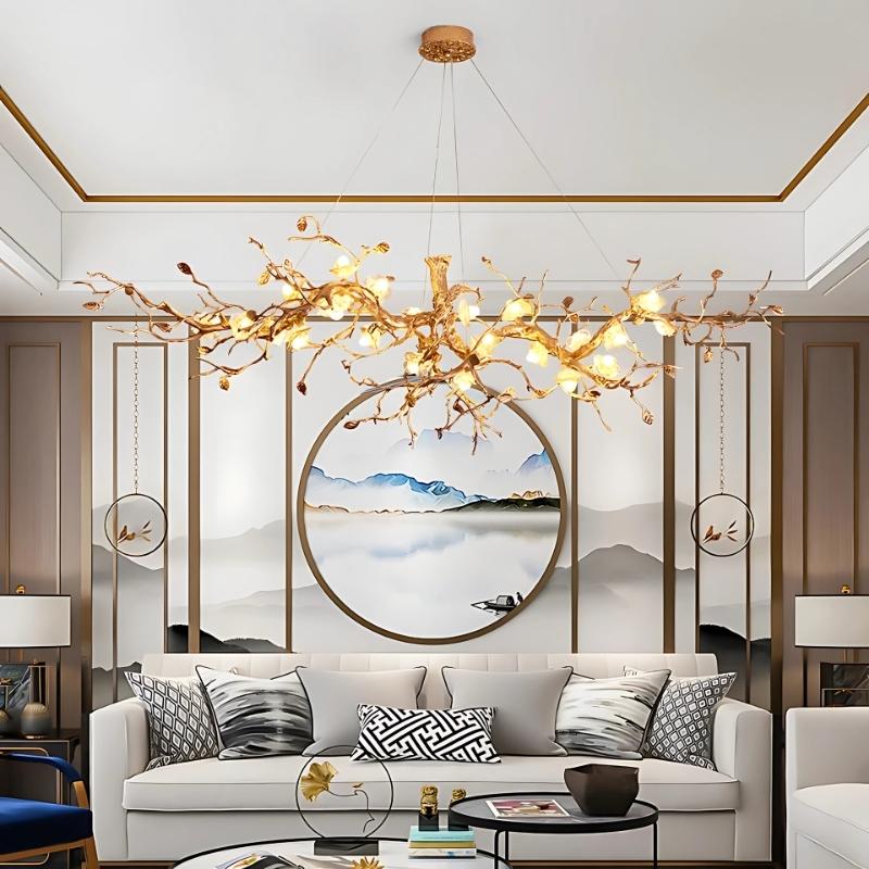 Mona Crystal Flower Branch Chandelier for Staircase product image