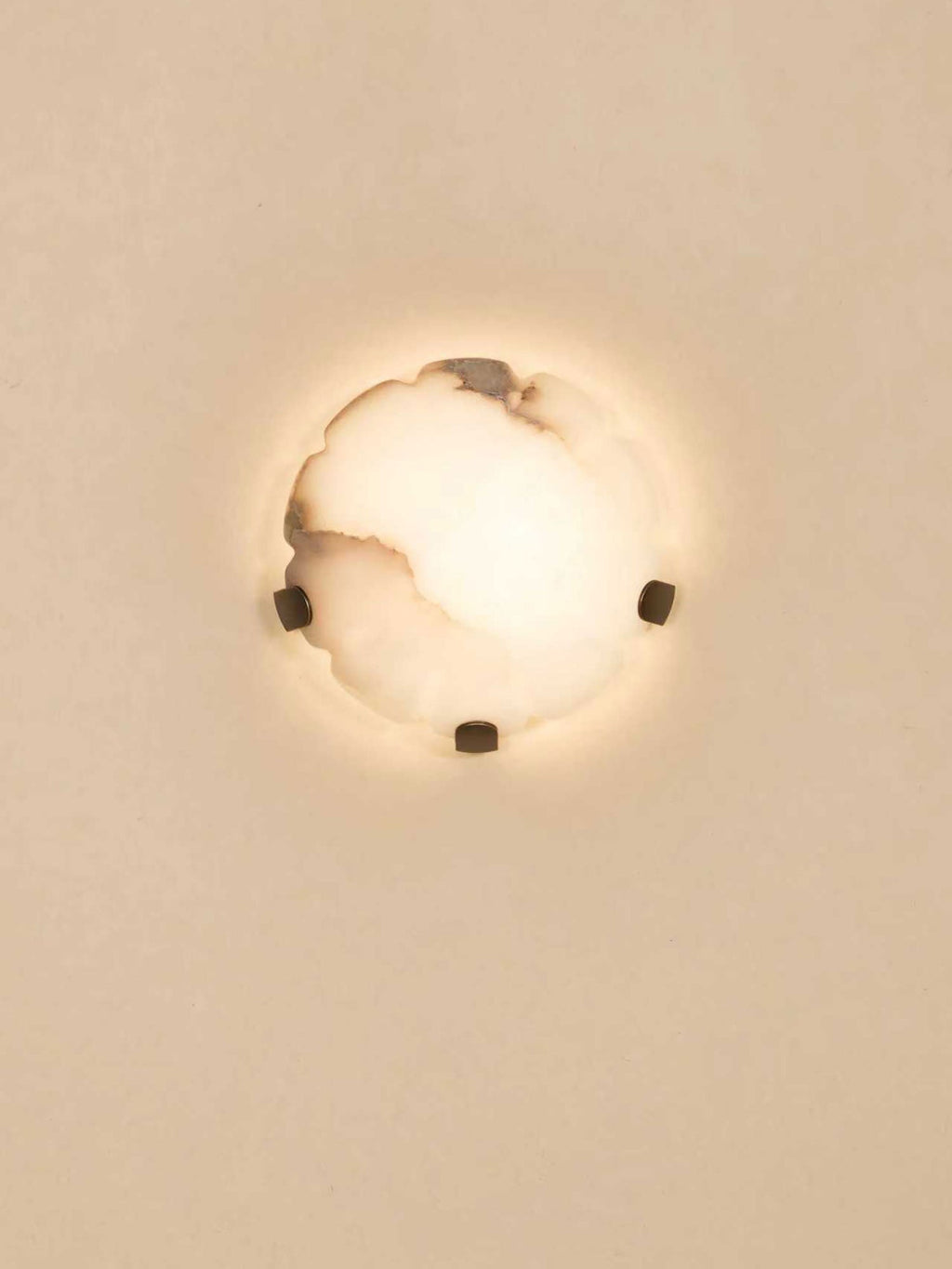 Noema Alabaster Wall Sconce by Bling Lighting Studio