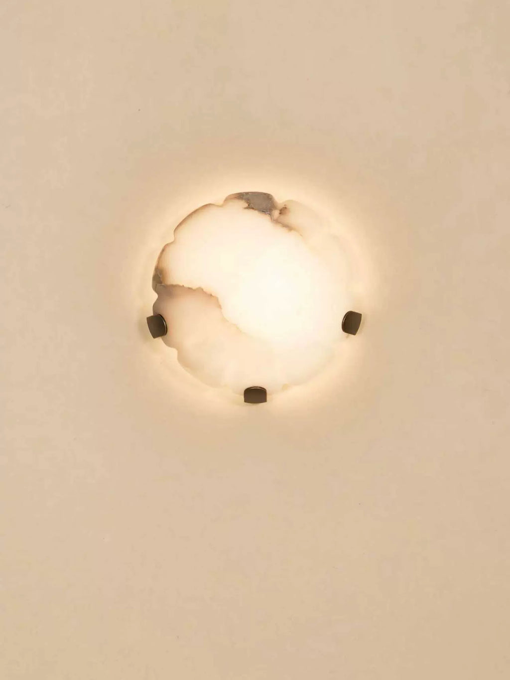 Noema Alabaster Wall Sconce by Bling Lighting Studio