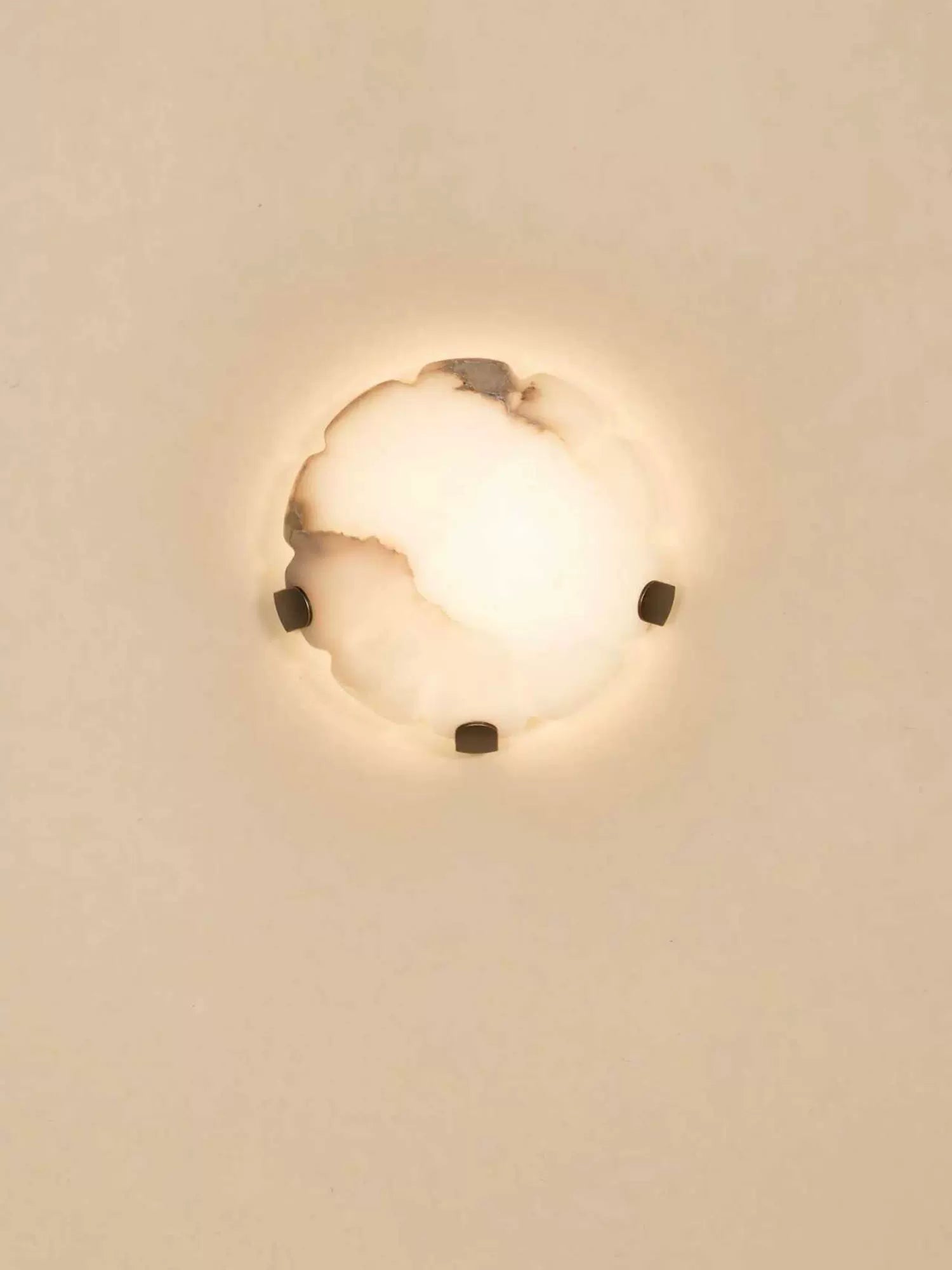 Noema Alabaster Wall Sconce by Bling Lighting Studio