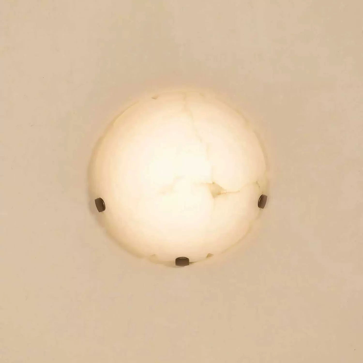 Noema Alabaster Wall Sconce by Bling Lighting Studio