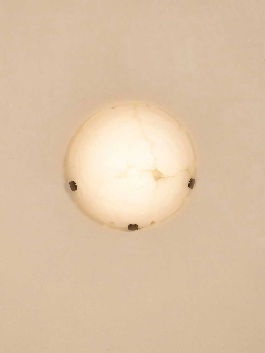 Noema Alabaster Wall Sconce by Bling Lighting Studio