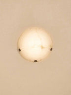 Noema Alabaster Wall Sconce by Bling Lighting Studio