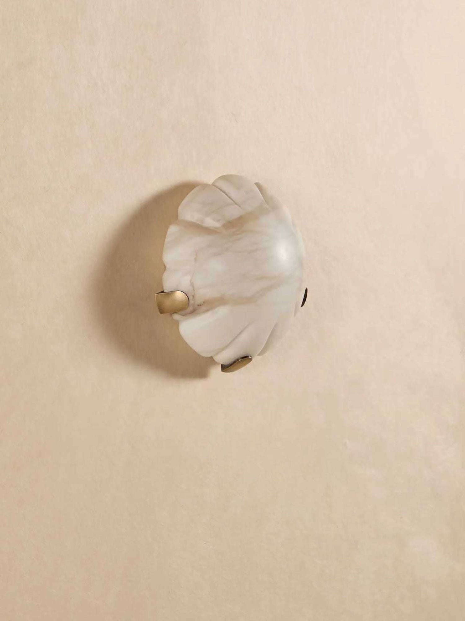 Noema Alabaster Wall Sconce by Bling Lighting Studio