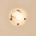 Noema Alabaster Wall Sconce by Bling Lighting Studio