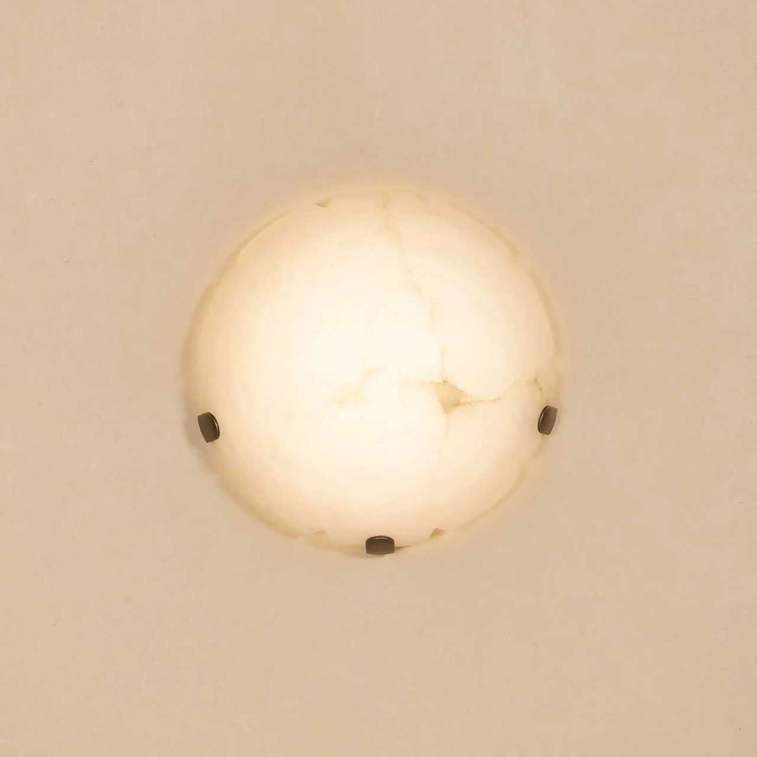 Noema Alabaster Wall Sconce by Bling Lighting Studio
