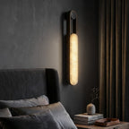 Norix Alabaster Frame Wall Light by Bling Lighting Studio