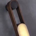 Norix Alabaster Frame Wall Light by Bling Lighting Studio