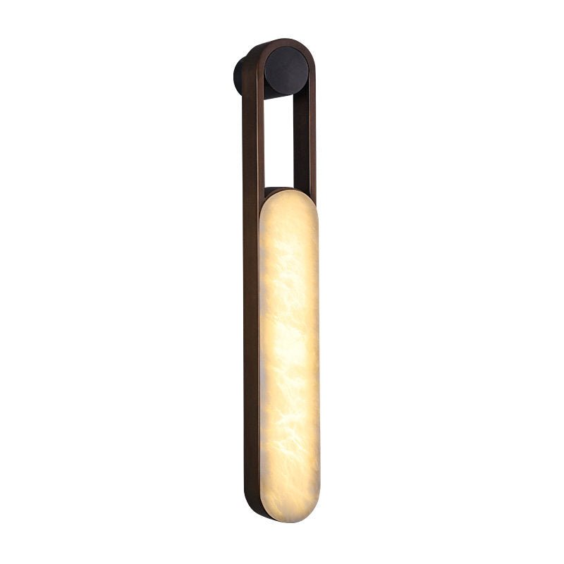 Norix Alabaster Frame Wall Light by Bling Lighting Studio
