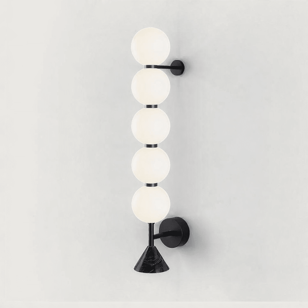 Nova Marble Wall Lamp by Bling Lighting Studio