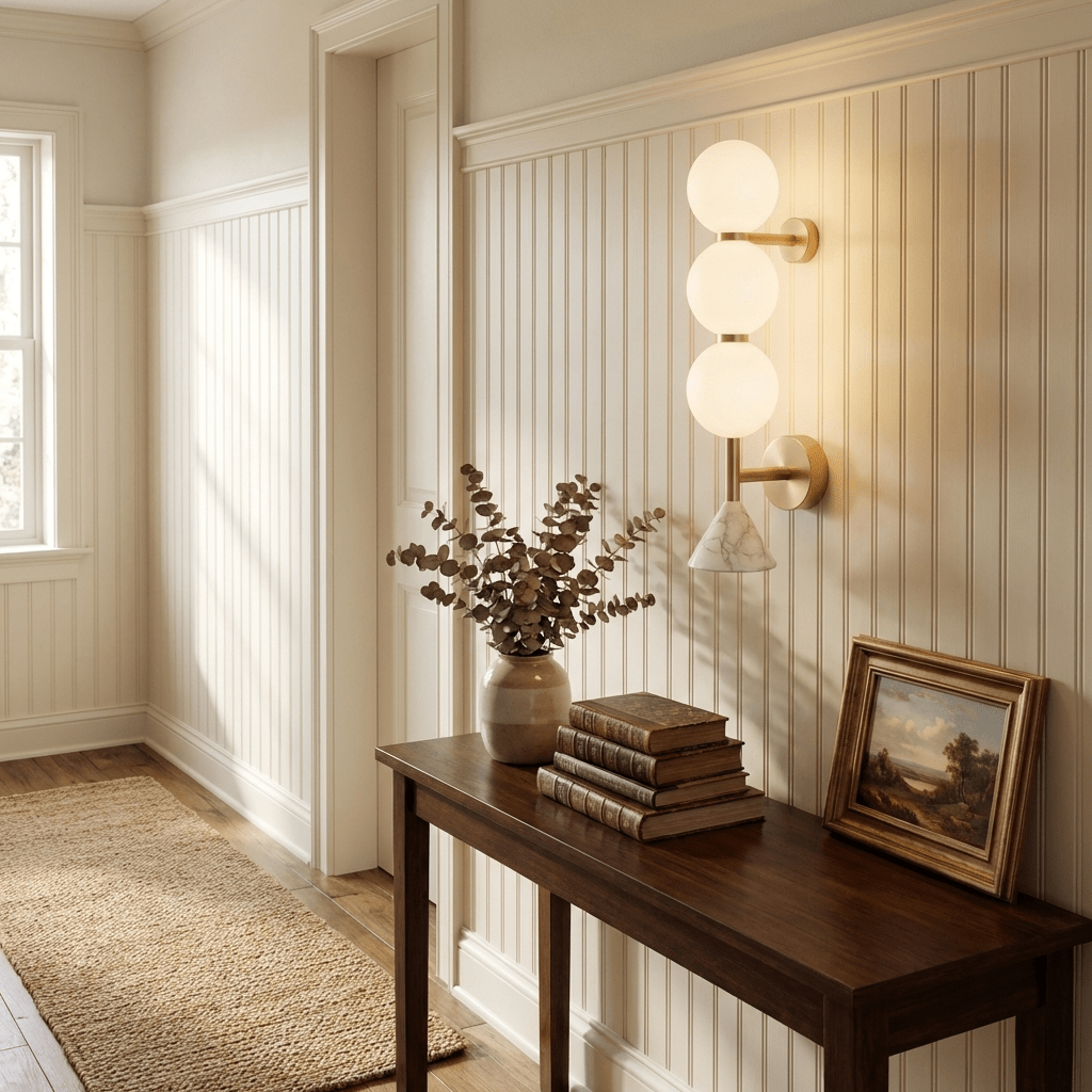 Nova Marble Wall Lamp by Bling Lighting Studio