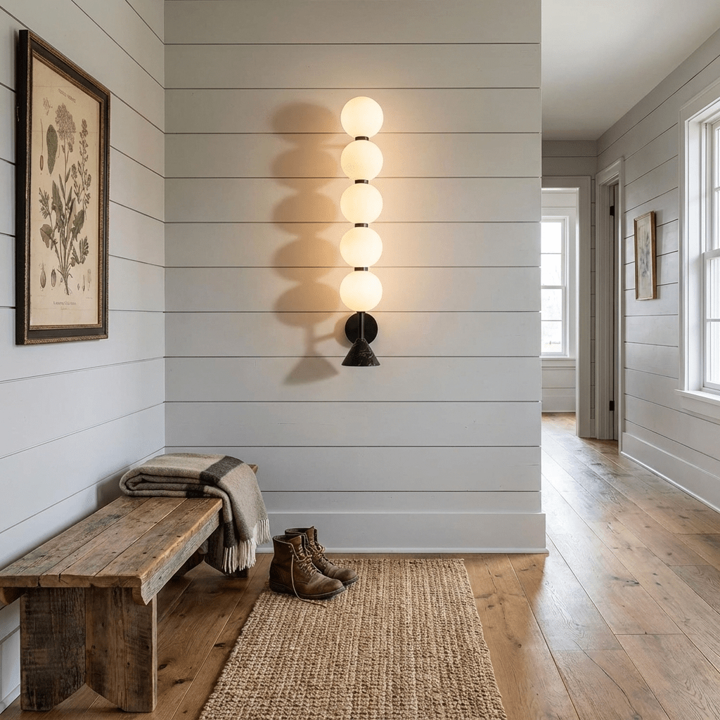 Nova Marble Wall Lamp by Bling Lighting Studio