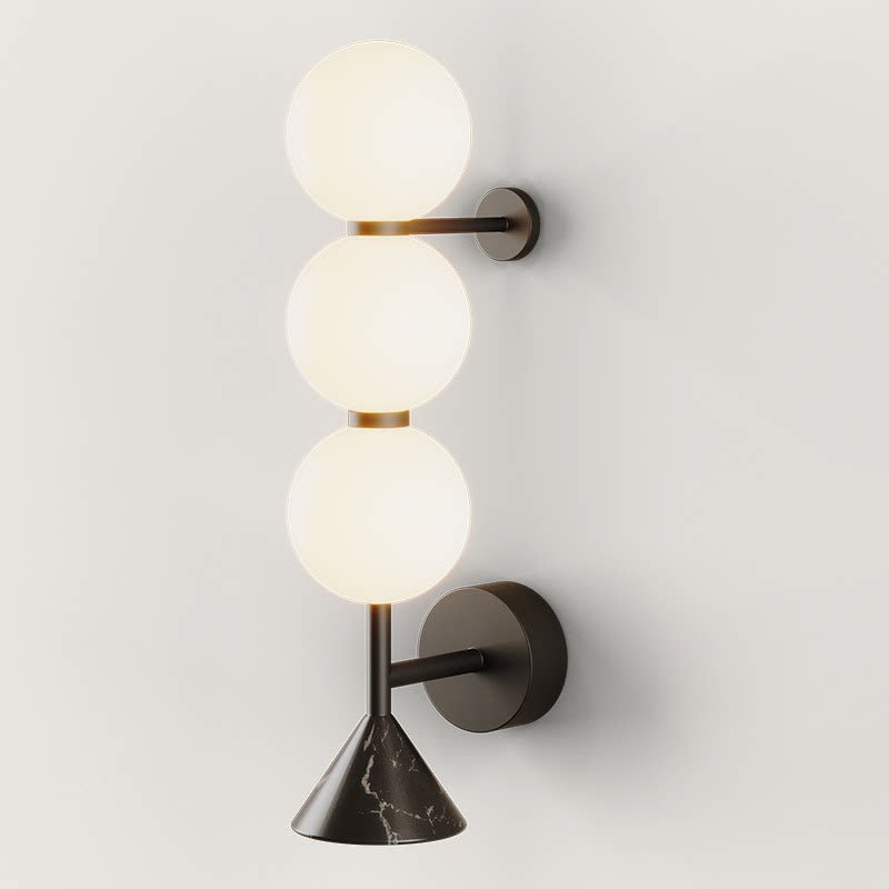 Nova Marble Wall Lamp by Bling Lighting Studio