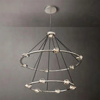 Nova Round Modern Chandelier by Bling Lighting Studio